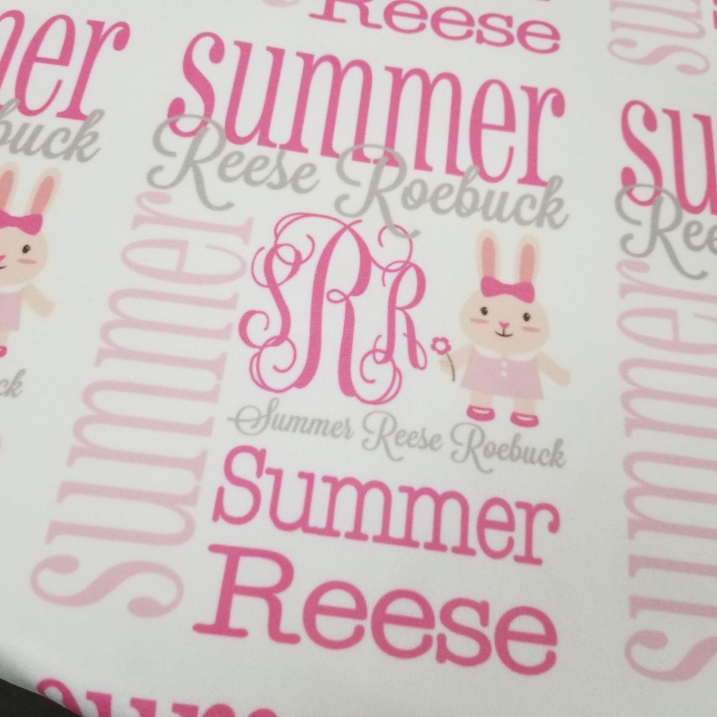 Personalized Baby Name Blanket - Classic Design - The Owl