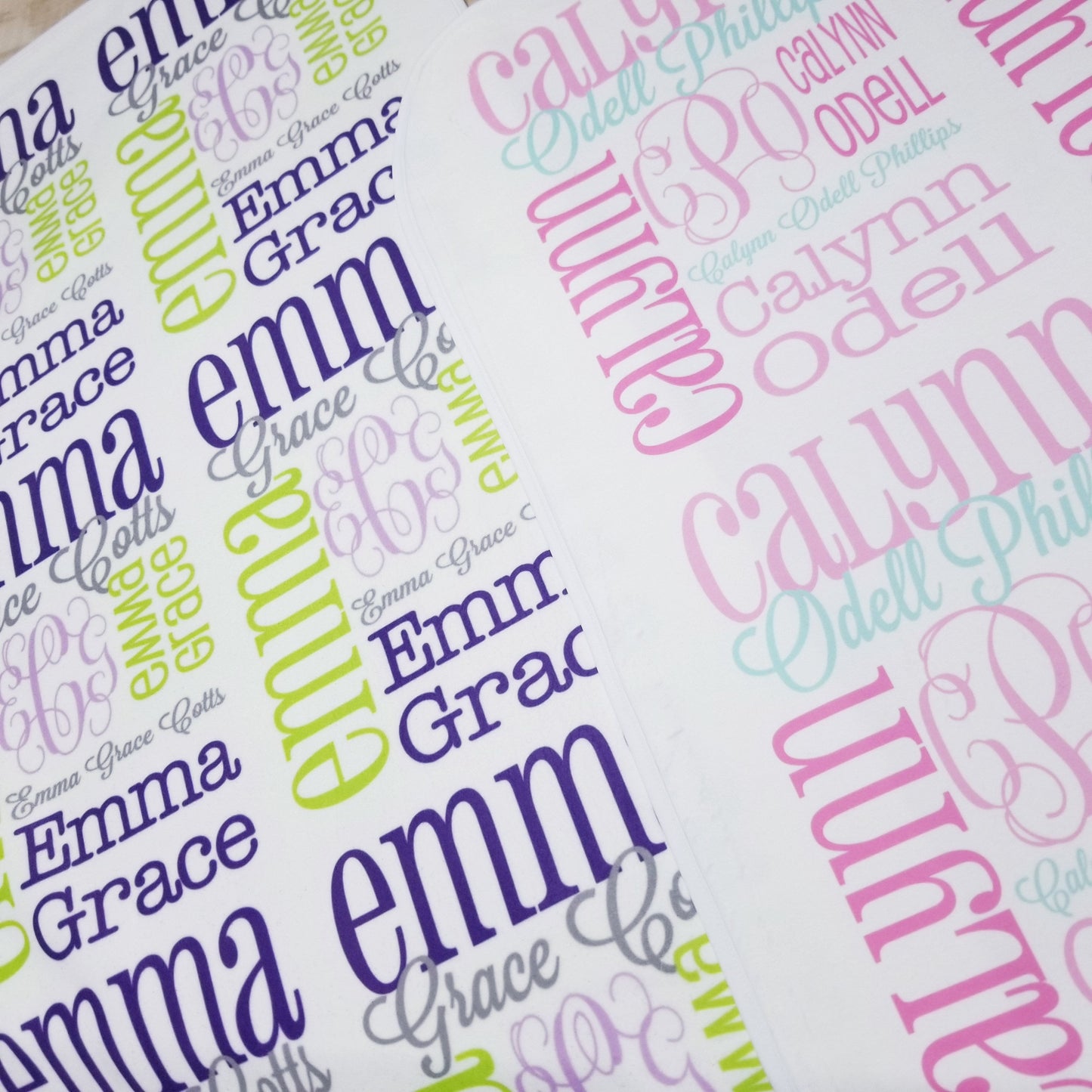 Personalized Baby Name Blanket - Classic design - The Owen Olivia