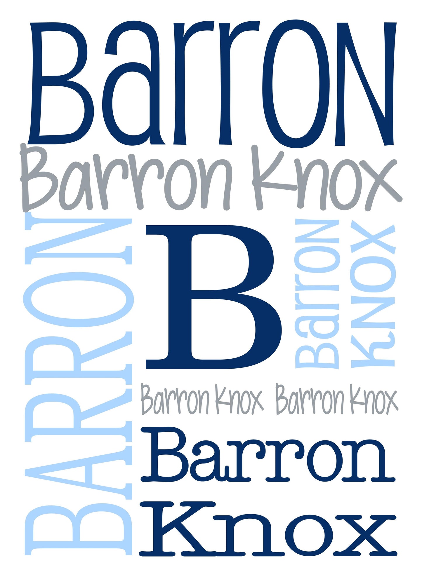 Personalized Baby Name Blanket - Classic Design - The Savannah Rae