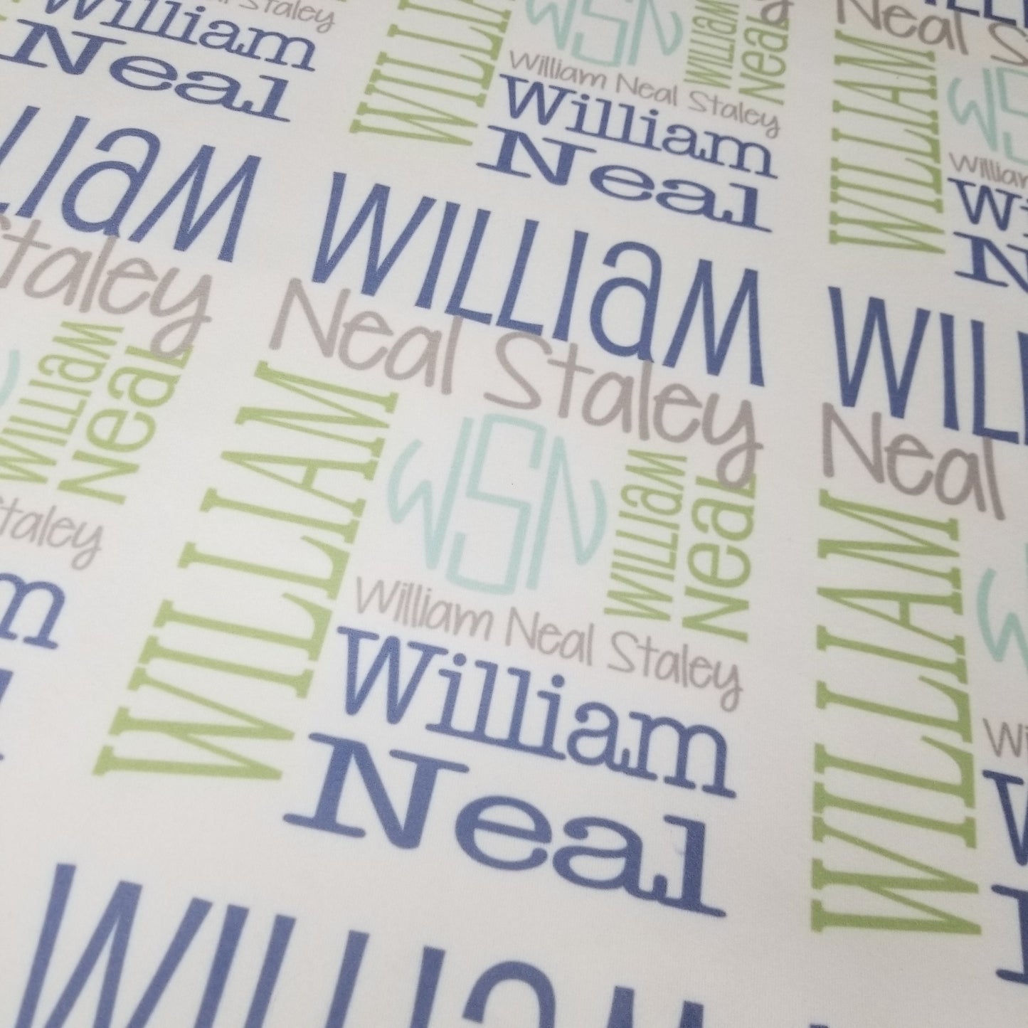 Personalized Baby Name Blanket - Classic Design - The Emilio