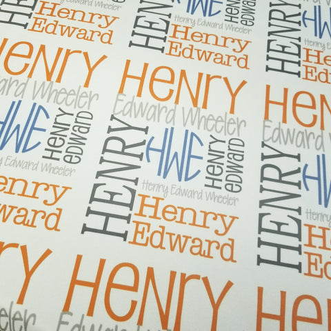 Personalized Name Blanket - Classic Design - The Henry