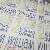 Personalized Name Blanket - Classic Design - The Miles