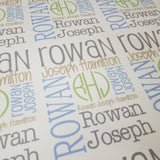 Personalized Name Blanket - Classic Design - The Rowan