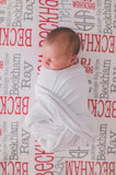 Personalized Baby Name Blanket - Classic Design - The Beckham