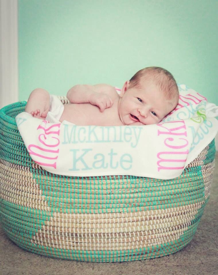 Personalized Baby Name Blanket - Classic Design - The McKinley